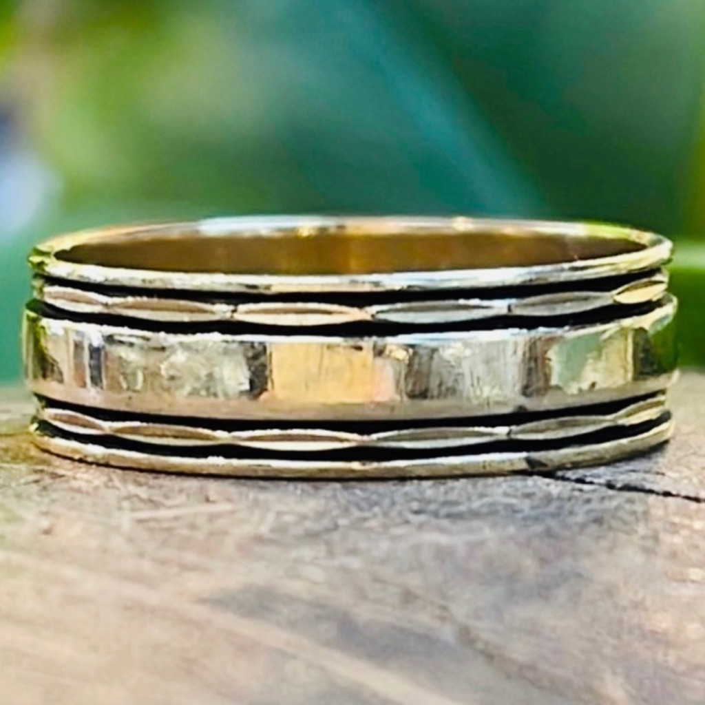 14k Solid Gold Band Ring